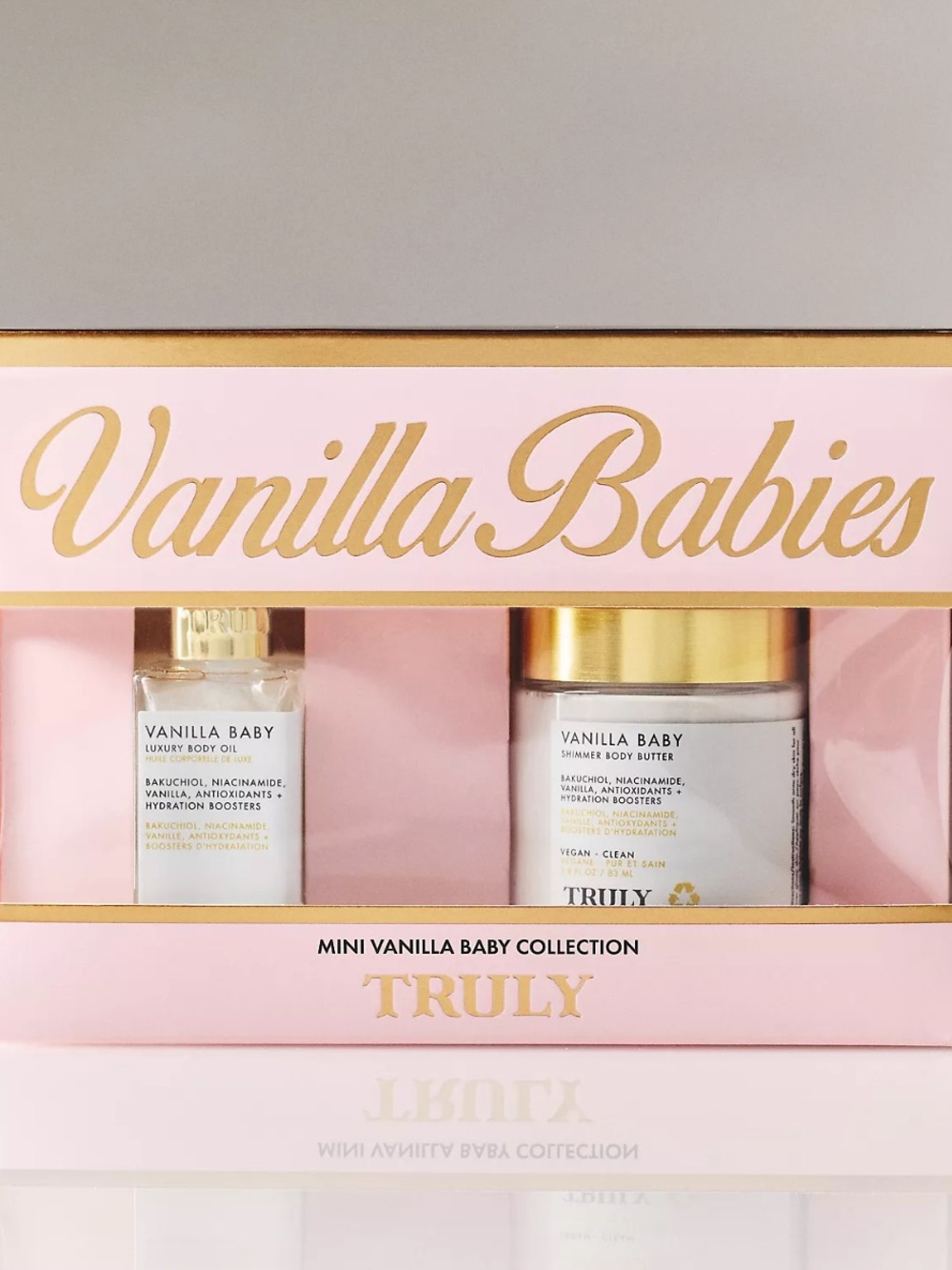 NEW Truly Vanilla Babies Mini Vanilla Baby Body Care Collection